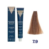 Blond foarte deschis nisipiu 9.7 Vopsea de par cu plex si arginina Valquer 60g