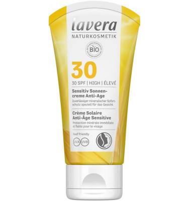 Crema Sensitive Anti Age Bio cu Protectie Solara SPF 30 50ml Lavera foto