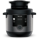 Oala sub presiune electrica Tefal Turbo Cuisine &amp;amp; Fry CY778830, 1200W, Tehnologie Spherical Bowl, capacitate 5 L, pastrare la cald, invelis antiad