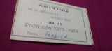 INVITATIE AMINTIRE ABSOLVENTII LICEULUI AVRAM IANCU BRAD PROMOTIA 1973-1974 ANUL IV B REALA