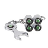 Capacele Ventil Metal Skoda Nichel, Set 4 Bucati, Ornamente Auto