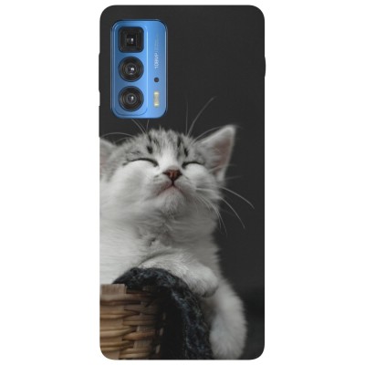 Husa compatibila cu Motorola Moto G22 model Smug cat, Silicon, TPU, Viceversa foto