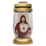 Candela Bolsius din Sticla 3l cu Hristos Aurie 36h DNC43177