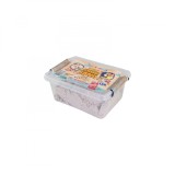 Cumpara ieftin Nisip Kinetic in cutie - natural, 1 kg, Tuban
