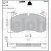 DELPHI LP3728 set placute frana,frana disc