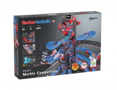 Kit constructie STEM Cursa cu bile metalice 697 piese Fischertechnik