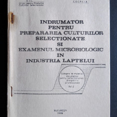 Preparare CULTURI LACTICE SELECTIONATE Microbiologie LAPTE BRANZA UNT Tehnologia