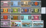 Guernsey 1969 &ndash; Seria completă inaugurală &bdquo;Bailiwick of Guernsey&rdquo; (16 timbre) MNH, neobliterată