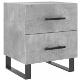 Cumpara ieftin Noptiera, gri beton, 40x35x47,5 cm, lemn compozit