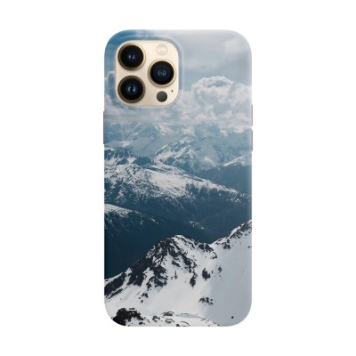 Husa compatibila cu Apple iPhone 14 Plus model Snow Mountain, Silicon, TPU, Viceversa foto
