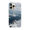 Husa compatibila cu Apple iPhone 14 Pro model Snow Mountain, Silicon, TPU, Viceversa