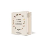 Our Little Library Vol. 2: A Foundational Language Vocabulary Board Book Set for Babies, Including Ocean an Imals, Safari Animals, Food and Drink