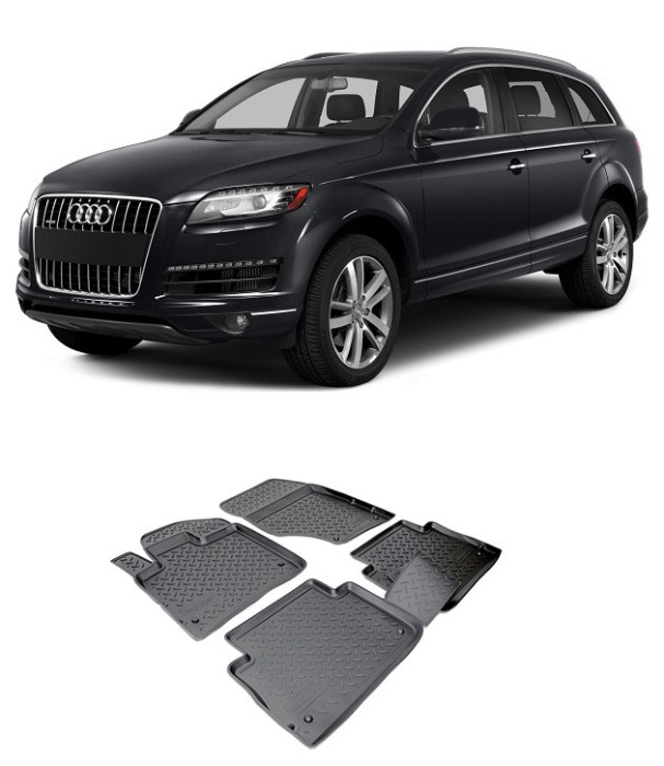 Set covorase cauciuc tip tavita Audi Q7 (2005-2015)