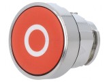 Comutator apăsare 22mm roșu