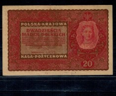 Polonia 1919 - 20 marek, circulata foto
