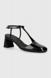 Cumpara ieftin Alohas pantofi de piele Jayne culoarea negru, cu toc drept, cu toc deschis, S100597-01