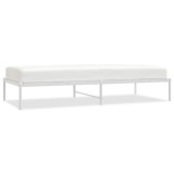 Cumpara ieftin Cadru pat metalic, alb, 90x200 cm