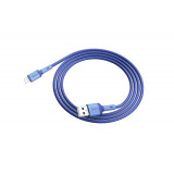 Cablu Date si Incarcare USB la tip Lightning HOCO X65 Prime, 1 m, 2.4A, Albastru - RESIGILAT