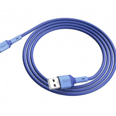 Cablu Date si Incarcare USB la tip Lightning HOCO X65 Prime, 1 m, 2.4A, Albastru - RESIGILAT