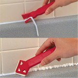 Set 2 Spatule Profesionale Silicon, Curatare si Finisare Rosturi, Racleta Indepartare Silicon