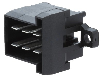 Conector dreptunghiular THT, 6 pini foto