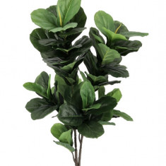 Planta artificiala in ghiveci Ficus, Bizzotto, 55 x 45 x 120 cm, 72 de frunze, verde