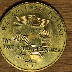 Polonia - moneda aniversara raruta - 2 zloti zlotys 2004 - Drumul spre libertate