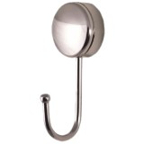 Cumpara ieftin Cuier din metal pentru baie, argintiu, cu 1 agatatoare