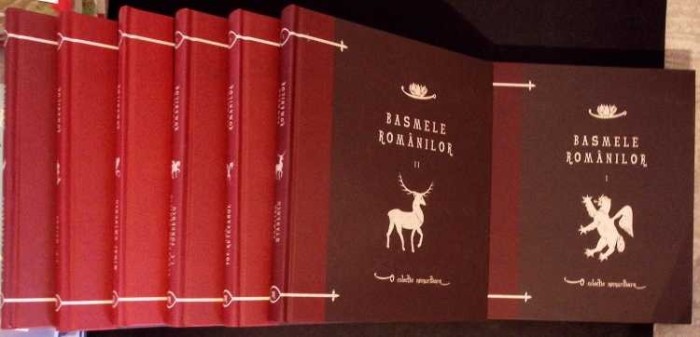 BASMELE ROMANILOR VOL.1-5, 7-8 (7 VOLUME)-PETRE ISPIRESCU, DUMITRU STANCESCU-299531