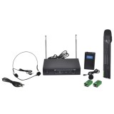 Cumpara ieftin Set receptor cu microfon fără fir și căști VHF