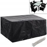 VidaXL Husă mobilier grădină, 8 ocheți, 240x140x90 cm