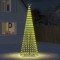 Pom de Crăciun LED 688 LED-uri Alb Cald 300 cm
