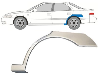 Set reparatie aripa spate TOYOTA CAMRY (SXV20/MCV20), 08.1996-11.2001, partea stanga, otel galvanizat foto
