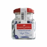 Cartuse cerneala mici albastre 30 buc/borcan Faber Castell, Lecom