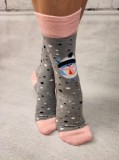 STK462-18 Sosete medii din bumbac ultrasox model pinguin