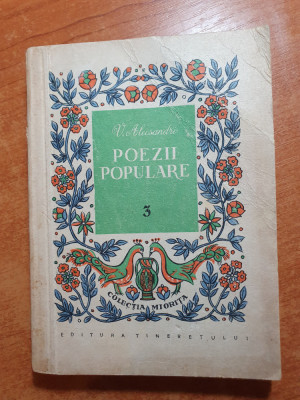 colectia miorita - poezii populare - vasile alecsandri - din anul 1956 foto