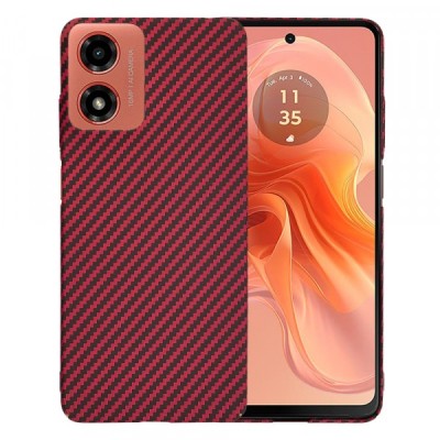 Husa pentru Motorola Moto G04s / E14 / G04 / G24, Techsuit, Carbonite FiberShell, Rosie foto