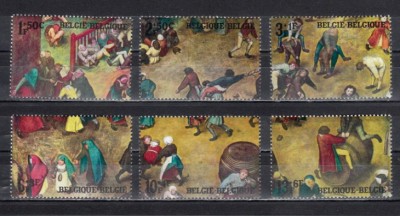 A12 S2 10 - Timbre foarte vechi - Belgia - pictura foto