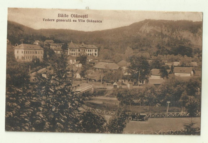 cp Baile Olanesti : Vedere generala cu Vila Olanescu - anii 1930