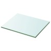 vidaXL Raft Polita Sticla Securizata Transparenta 20x25 cm, 8mm Grosime, Suporta 15kg, Perete Baie Bucatarie Living Dormitor