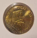 Kiribati: Set Plic + Timbre + Moneda 2$ 1989 KM#14 Comemorativa - Oceania