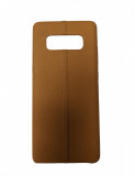 Husa Samsung Note 8 n950 Plastic Brown Leather Usams