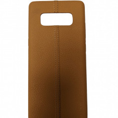 Husa Samsung Note 8 n950 Plastic Brown Leather Usams