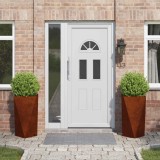 vidaXL Jardinieră 2 pcs Ruginit 40 x 40 x 75 cm 883793