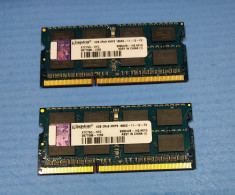 Memorie RAM DDR3 kit 8GB 2 x 4GB KINGSTON 2RX8 PC3 14900 la 1866Mhz laptop foto