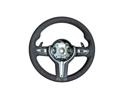 Volan sport piele imitatie alcantara pentru modelele BMW Seria 5 F10,F11,F07 Seria 6 F06,F12,F13 Seria 7 F01,F02 foto