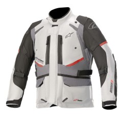 Geaca moto touring Alpinestars Andes V3 Drystar, gri/gri inchis, marime 3XL