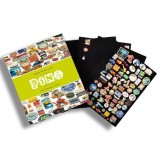 Album GRANDE pentru insigne, pin-uri, cu 4 panouri incluse