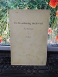 D. Russo, Un bizantinolog improvizat (N. Bănescu) ed. Socec, București 1916, 192