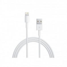 Cablu De Date (14045) Lighting Apple iPhone 5/6/7, 1ml, Alb Bulk